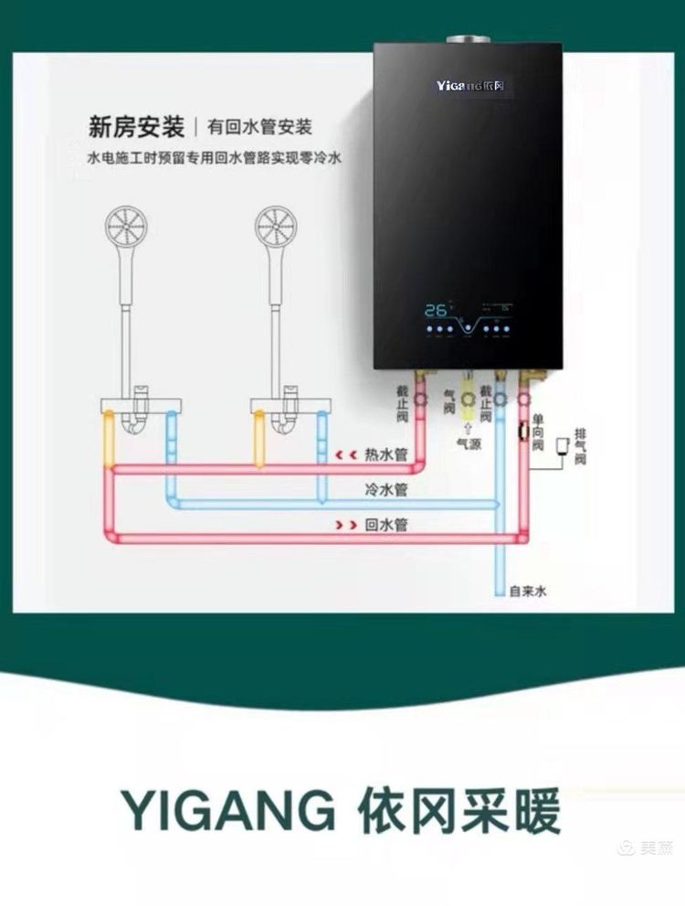 依冈V6零冷水燃气壁挂炉(图3)